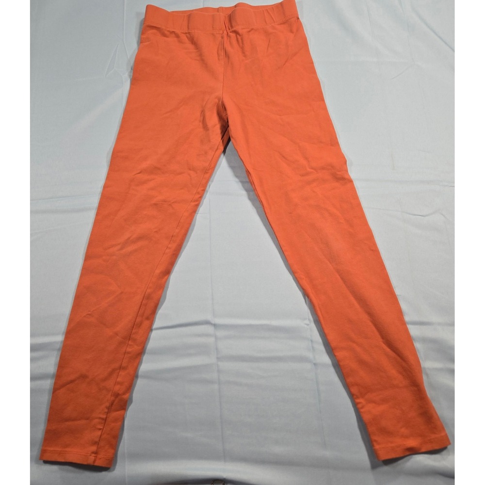 Cynthia Rowley Orange Cotton Blend Stretch Leggings Size L 10 12